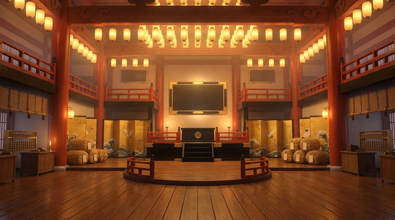 The Dojima rice exchange trading hall